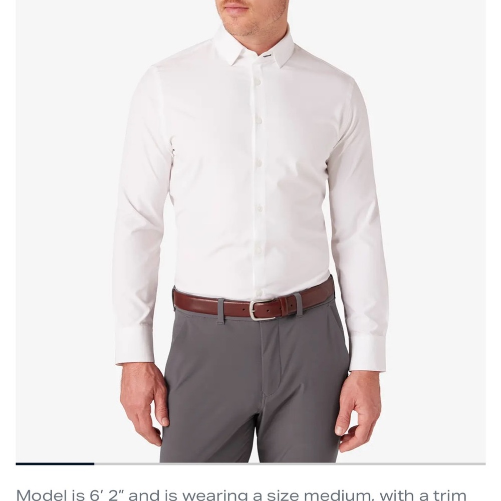 Mizzen+Main Solid White Leeward NWT